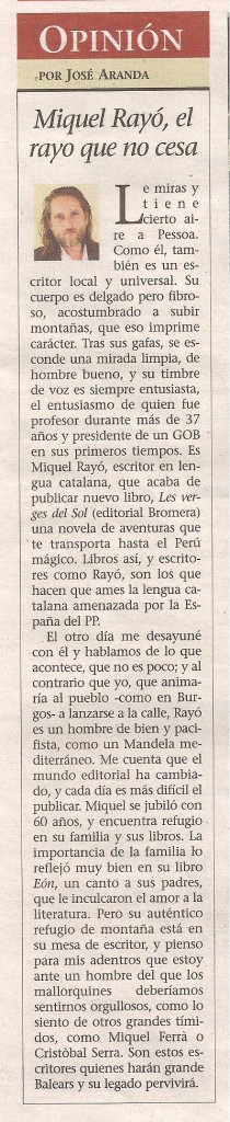 Article Aranda, 20 01 2014