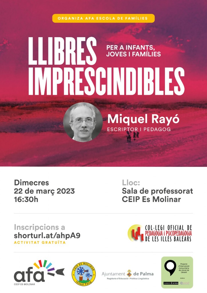 Miquel Rayó. cartell CEIP Es Molinar