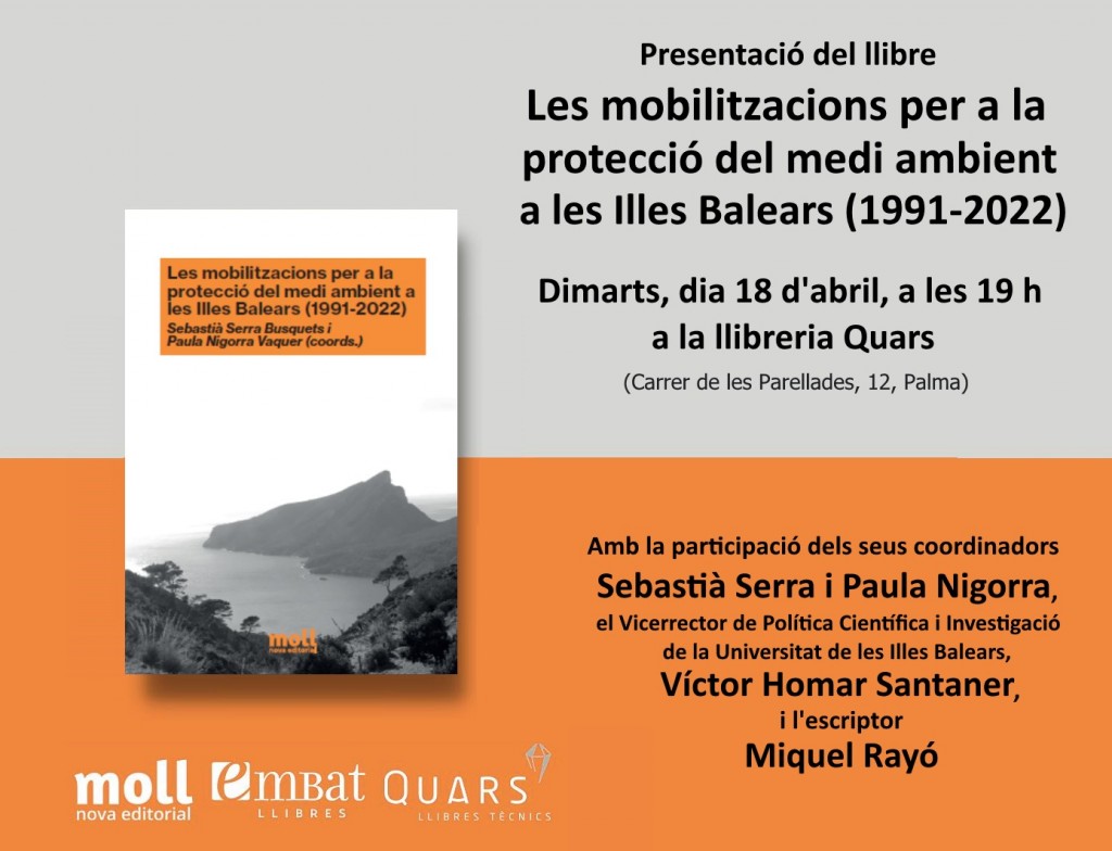 presentació llibre mobilitzacions dia 18 d'abril 2023 Quars