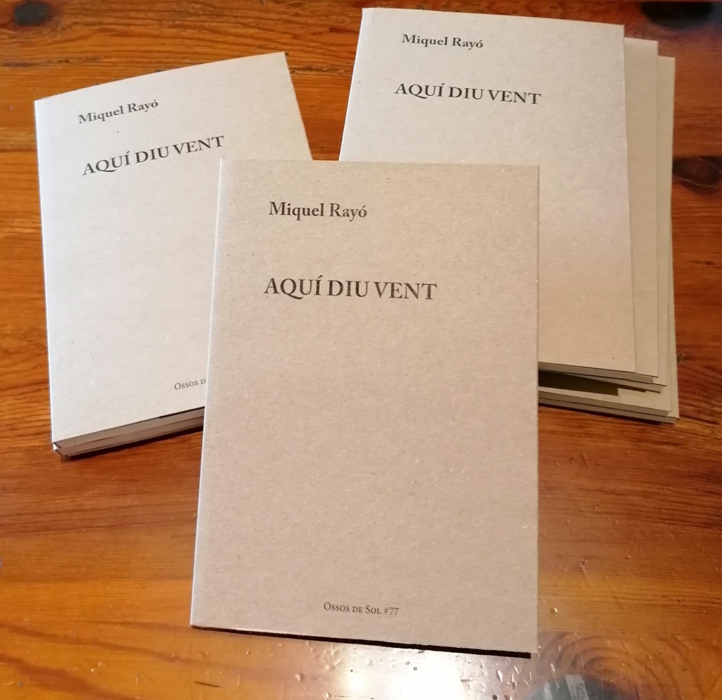 aquí diu vent primers llibres