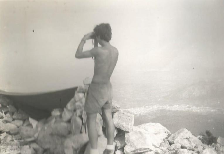 Miquel Rayó, puig gros de Ternelles, agost de 1973, recompte de voltors
